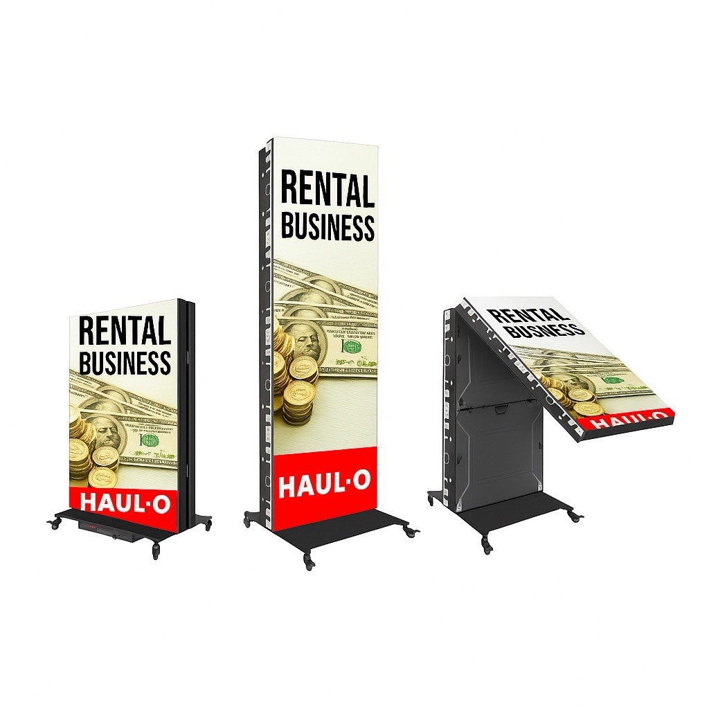 HAUL-O Indoor Foldable LED Screen Display for Events, Venues & Rental Business