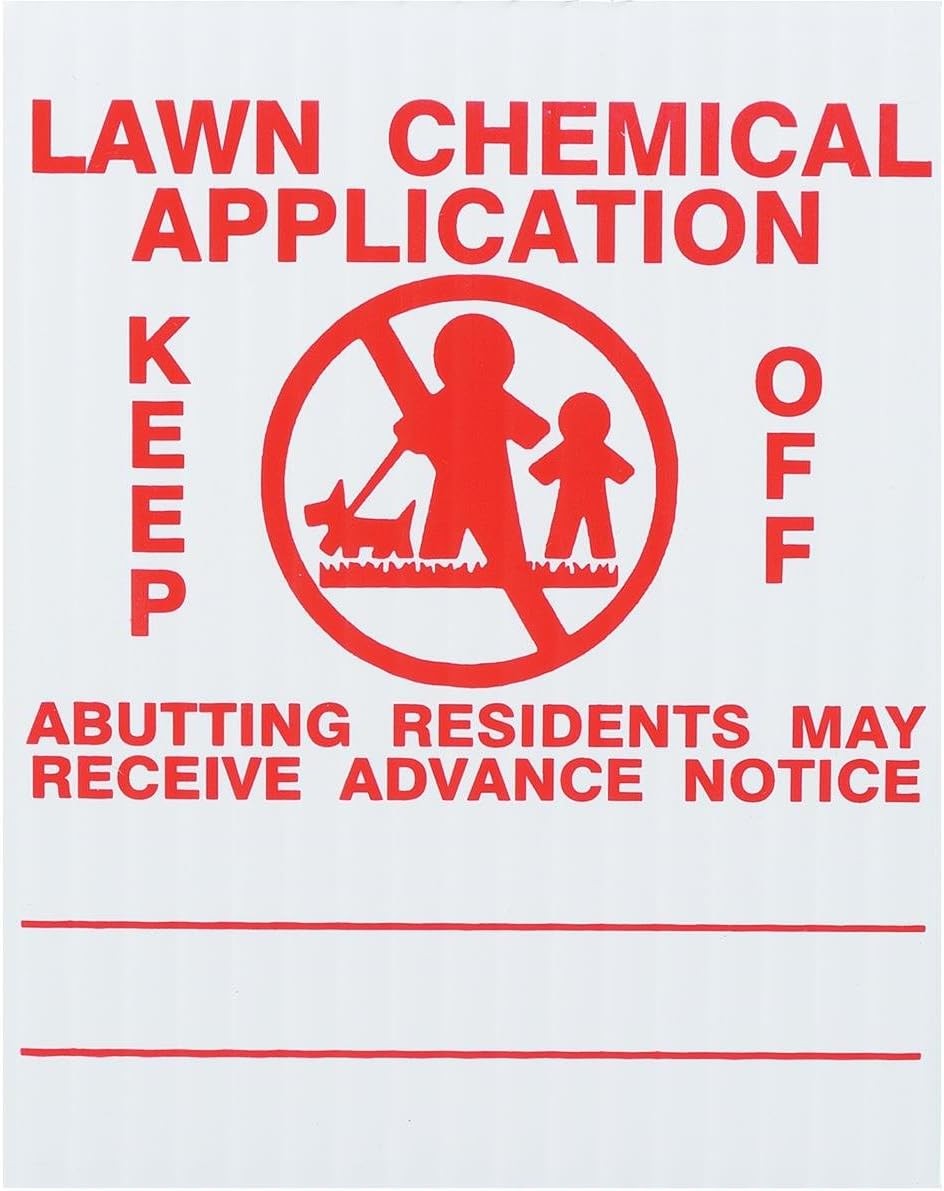 25x Gemplers OH4X5PK Ohio State Pesticide Application Signs – Tough Weatherproof