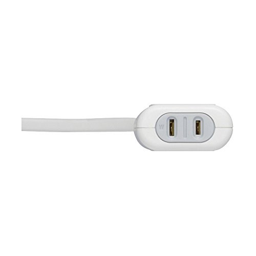 BUFFALO 2-pin power strip with 3 outlets surge protection 3m cable white