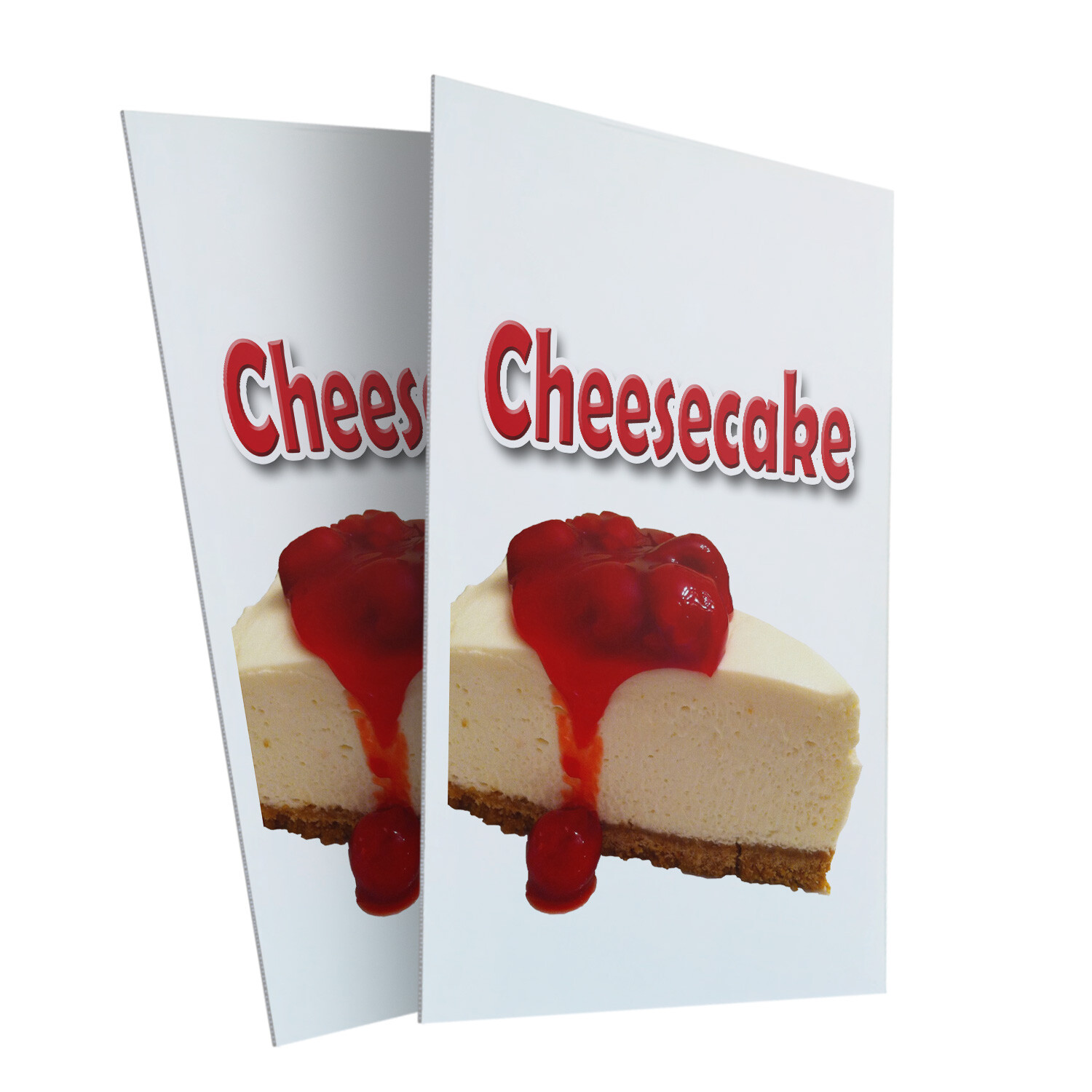 A-frame Sidewalk Cheesecake 24″ x 36″ Double Sided A-Frame Sidewalk Sign