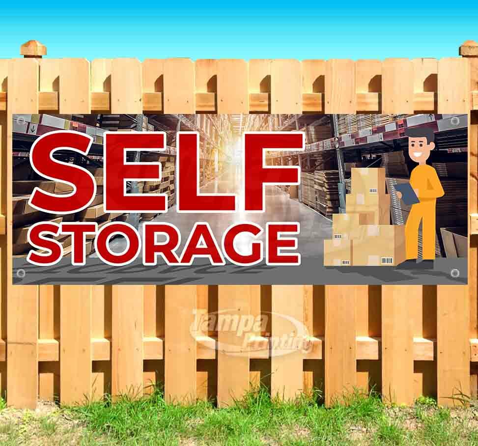SELF STORAGE Advertising Vinyl Banner Flag Sign Many Sizes
