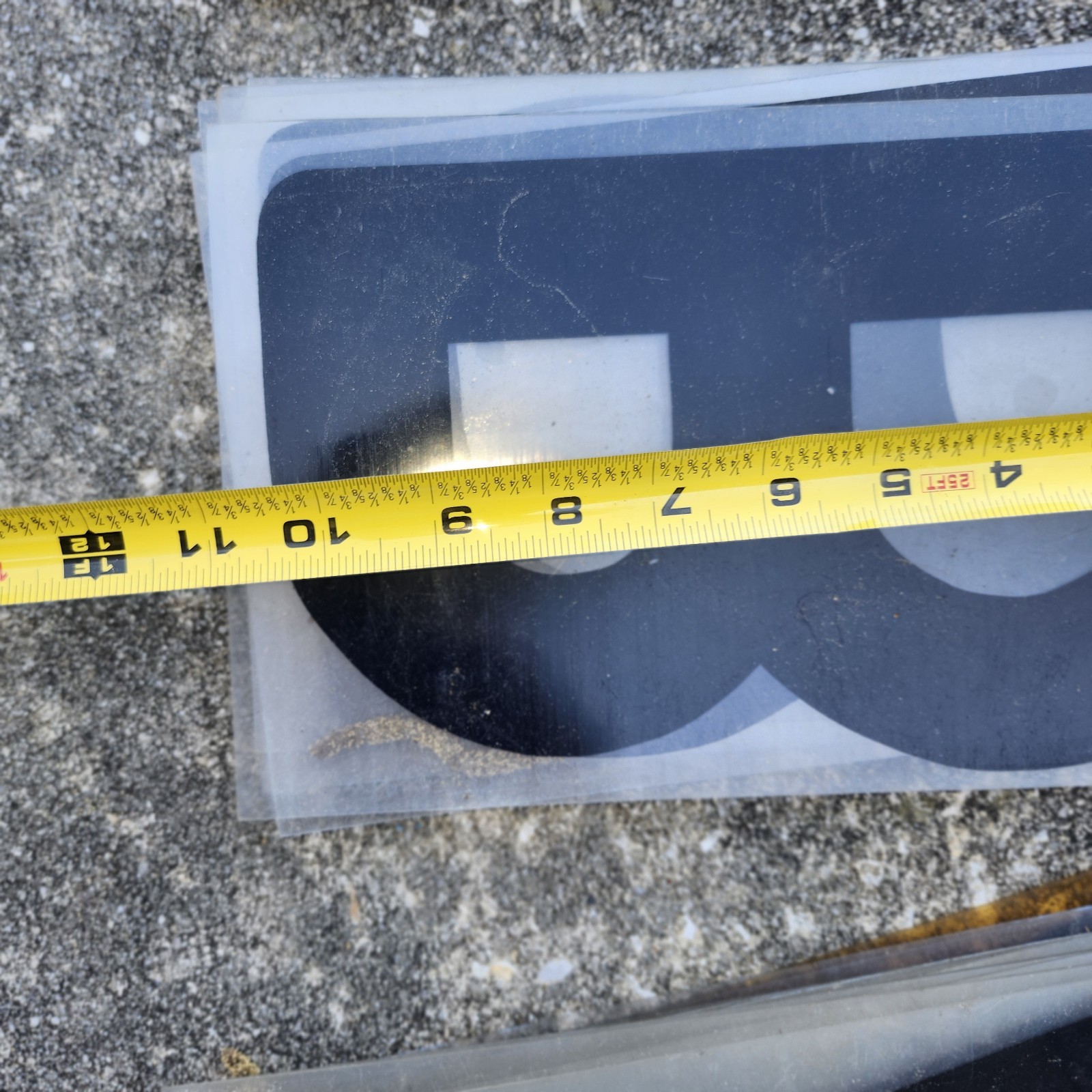 Lot 11″ Acrylic Sign Marquee panel changeable symbols numbers Letters lot of 243