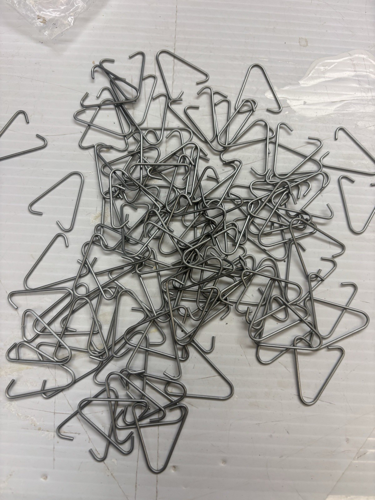 100 Qty Drop Grid Ceiling Wire V Clips Hanger Suspended Tile Grid Track Hooks