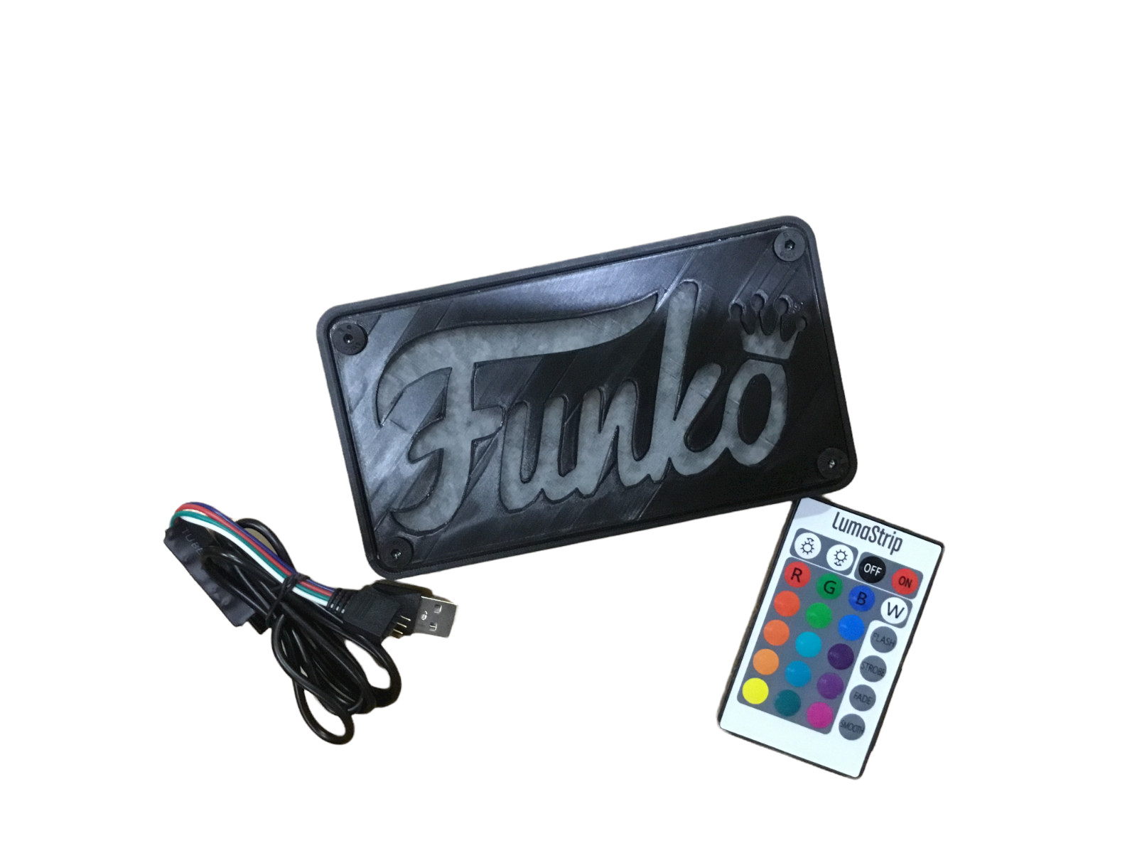 MultiColor FUNKO Pop LED Wall or Desk Sign With Remote, Funkos, Funko Pops