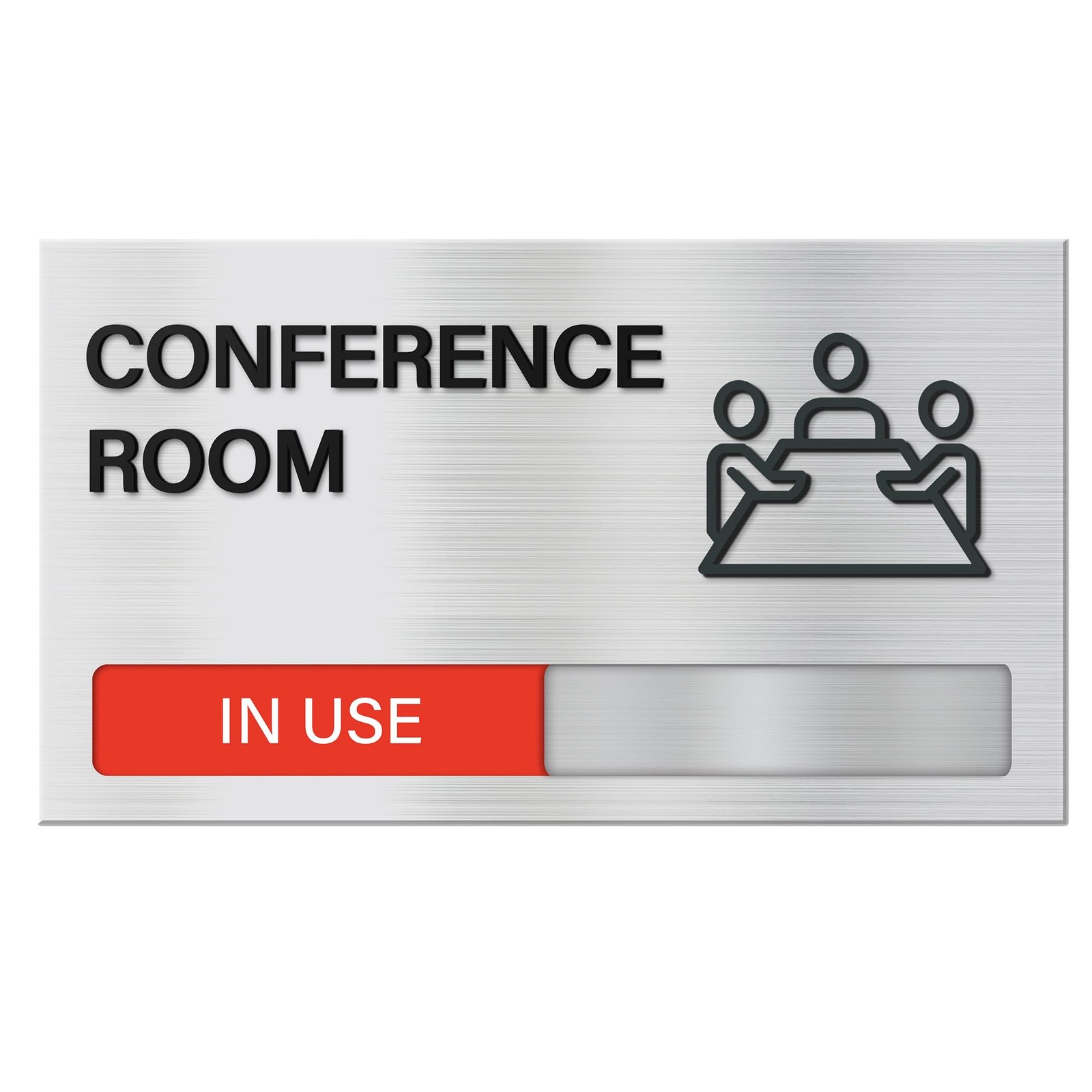 Conference Room Door Signs for Office, Meeting In Progress Door Sign, In Use …