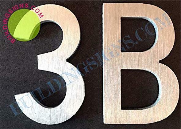 Apartment Number 3B Sign/Mailbox Number Sign, Door Number Sign…- -REF24-1027