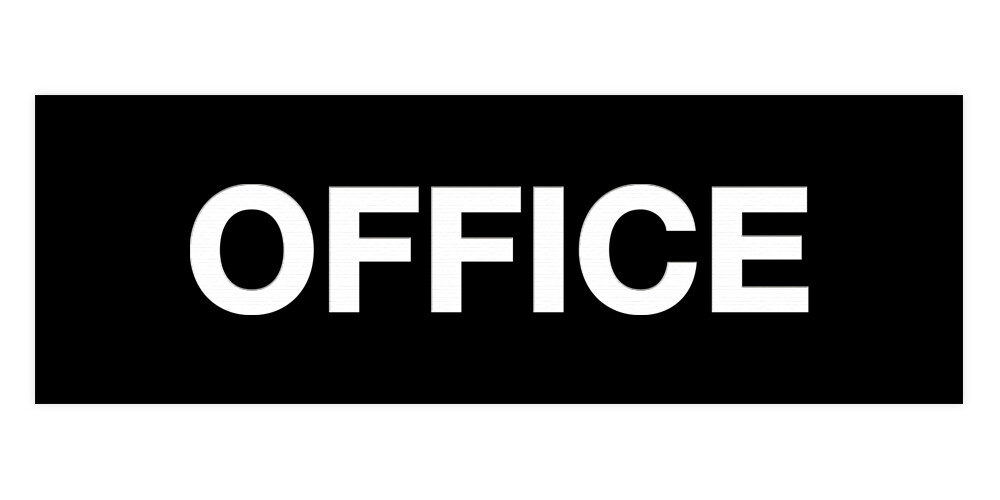 Basic Office Sign