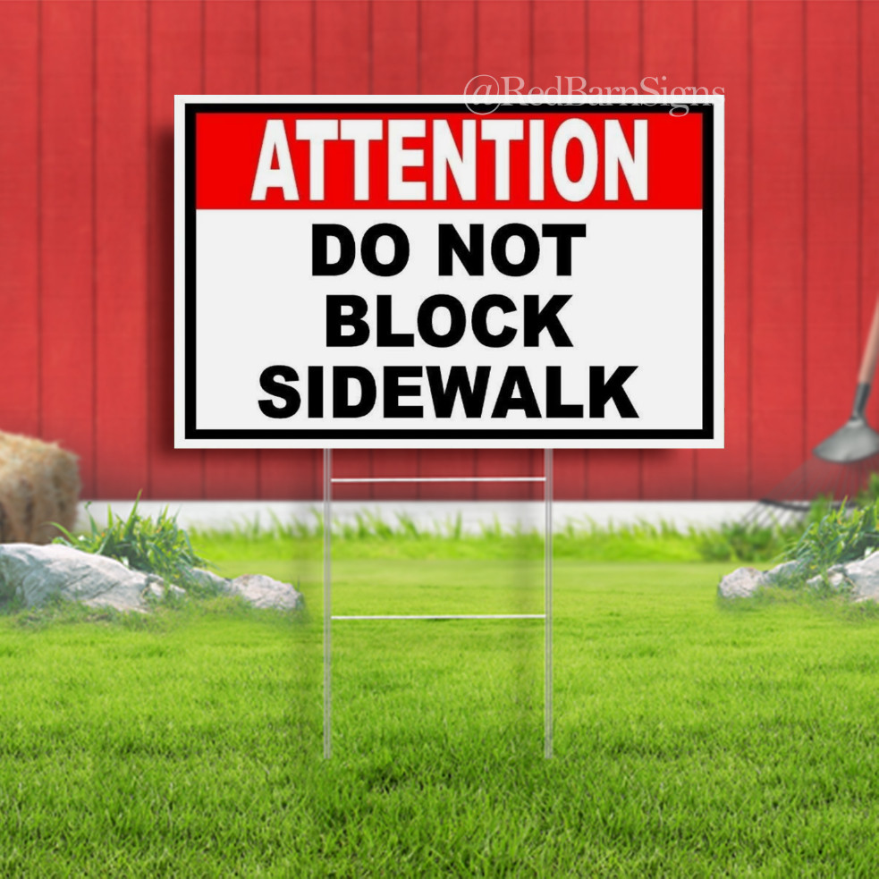 DO NOT WATER Indoor Outdoor Yard Sign with metal stakes