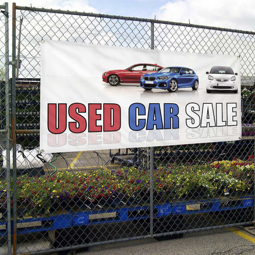 Vinyl Banner Multiple Sizes Used Car Sale Outdoor Advertising Printing B Outdoor