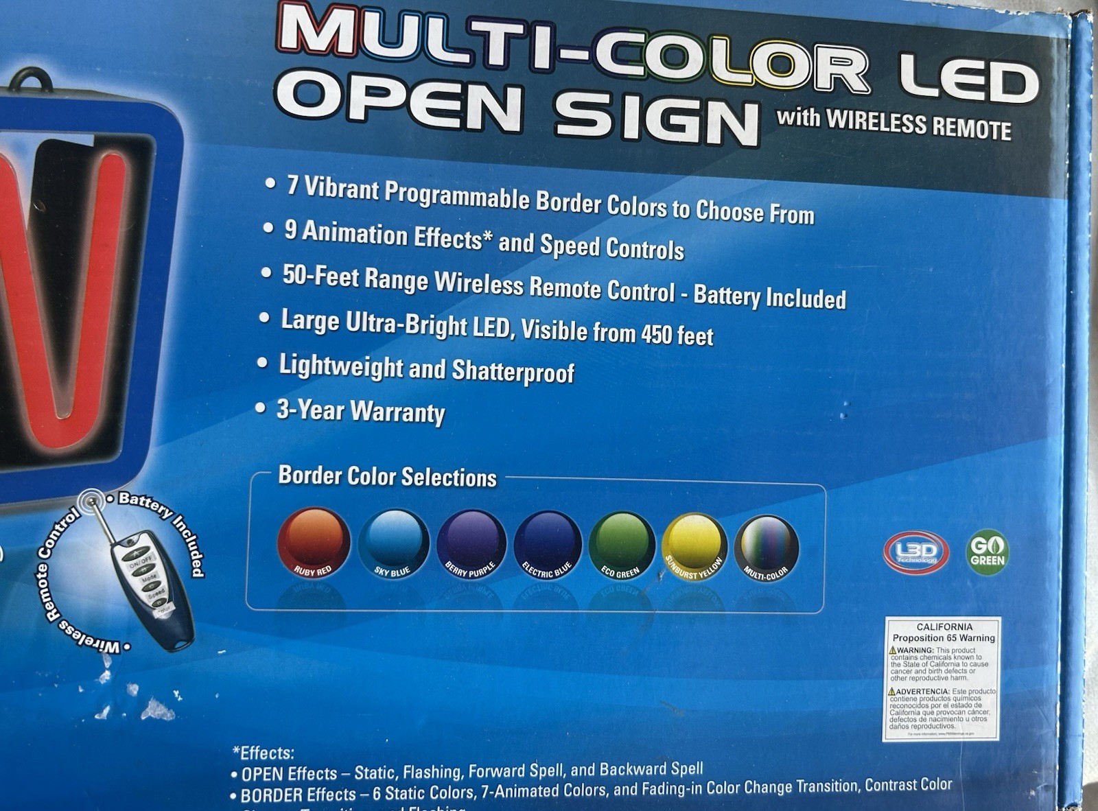 OPEN Sing Ultra Bright Electronic LED Neon Multi-Color Business Store Window 22”