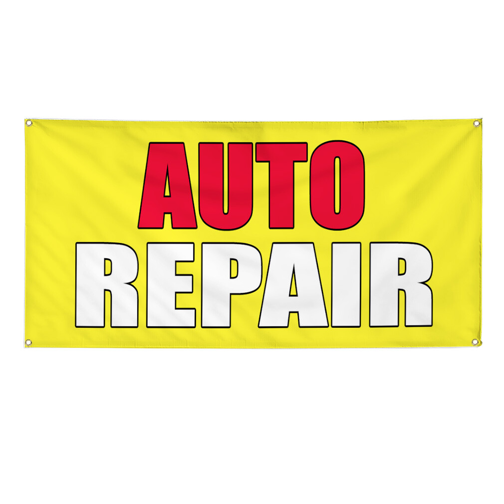 Vinyl Banner Multiple Sizes Auto Repair Car Body Shop Repair Business Automotive