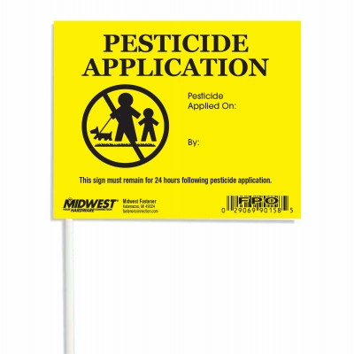 100 Pack – Connecticut Pesticide Application Signs, 10-Pk. – A11805