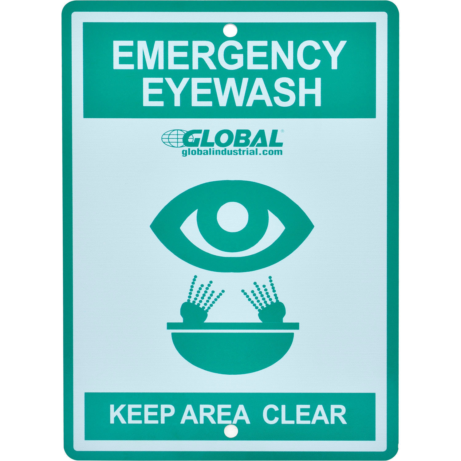 Global Industrial Emergency Eyewash Station Sign Replacement