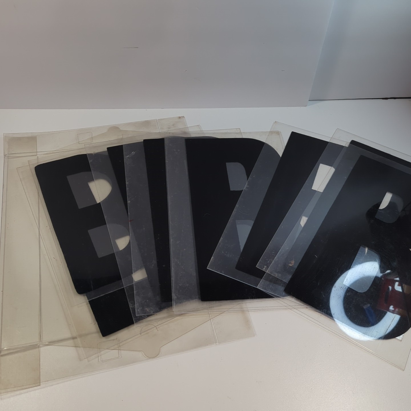 11″ Black Marquee Sign Letter Complete Alphabet Commercial Outdoor Store Plastic