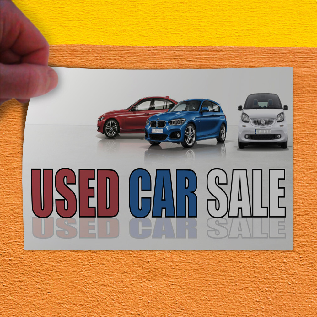 Decal Stickers Used Car Sale Outdoor Advertising Printing B Store Sign Label