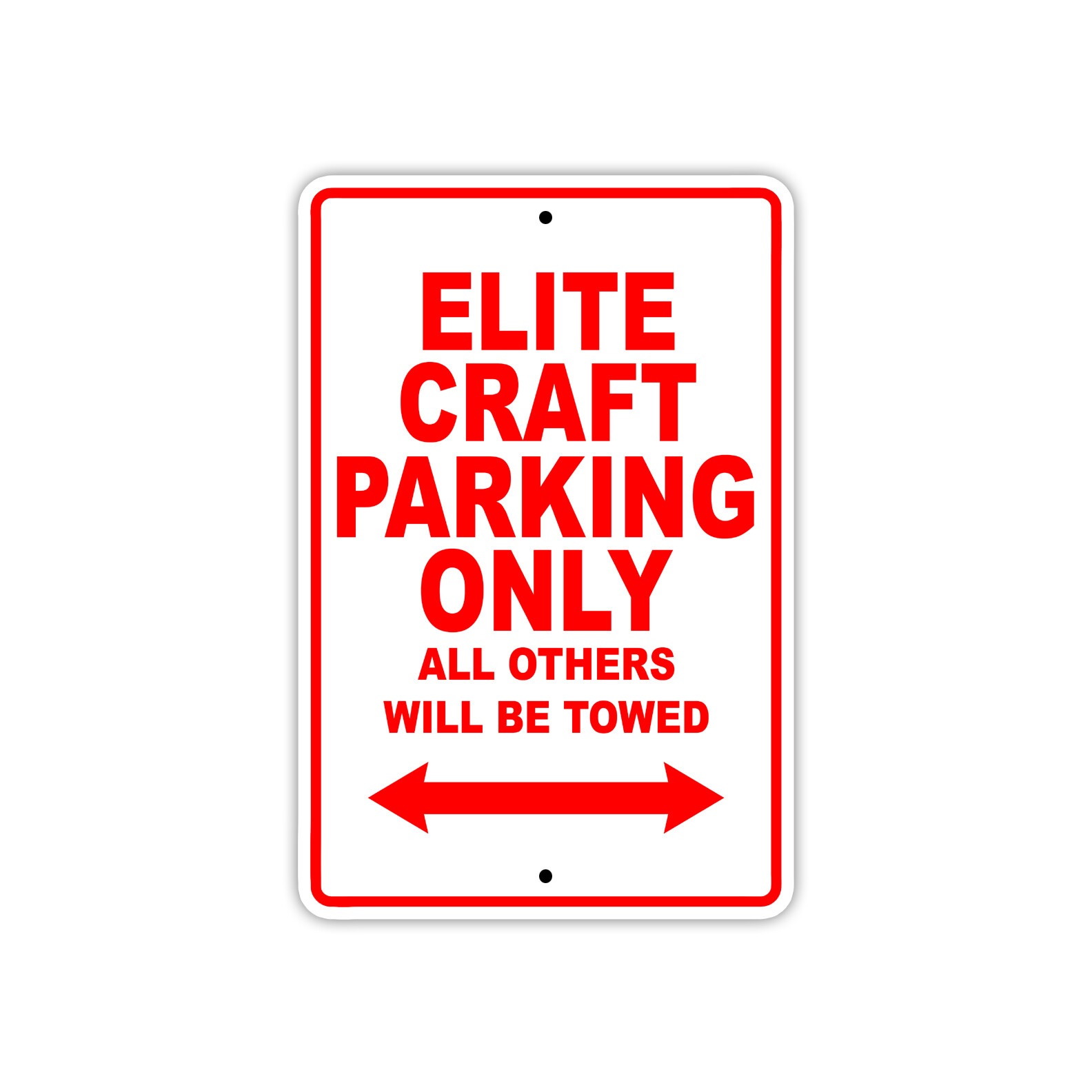Elite Craft Parking Only Boat Ship Yacht Marine Reserved Parking Aluminium Sign