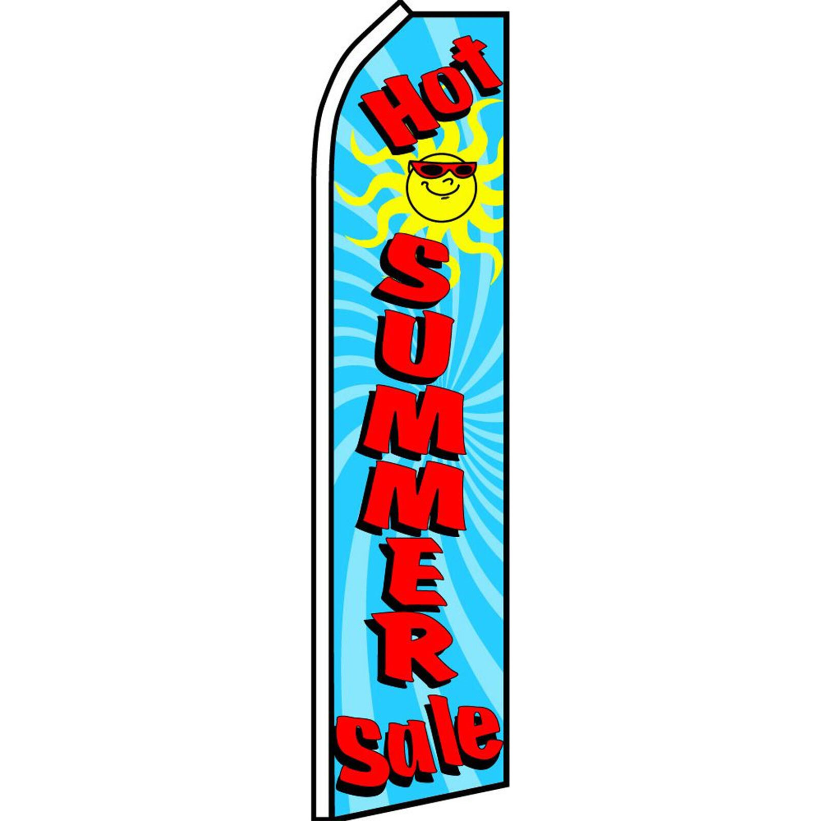 Hot Summer Sale 2 1/2 ft X 11 1/2 ft Swooper Flag
