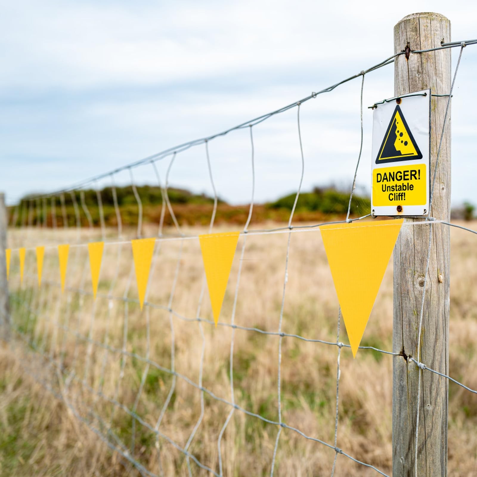 Pennant Banner Flag, Safety Marking Flags Warning Of Rooftop Survey Boundary …