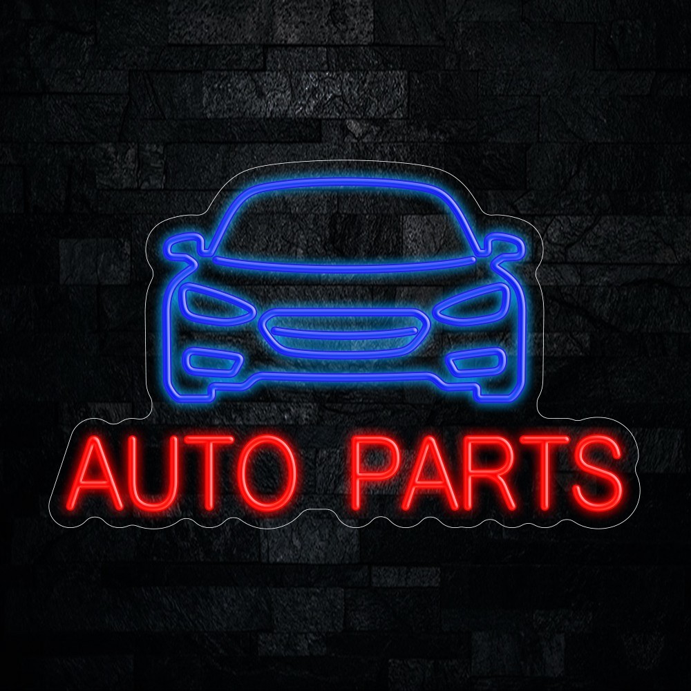 Auto Parts LED Neon Sign 24″L x 15″H #20175