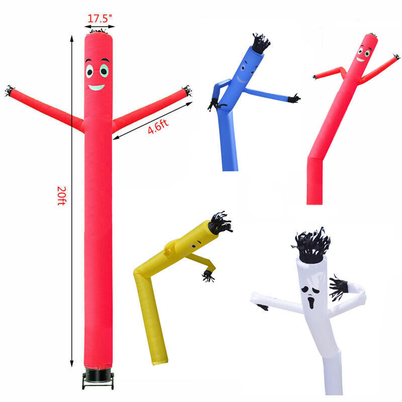 Intbuying 20Ft Air Inflatable Dancing Wind Dancer Sky Puppet with 750W Blower