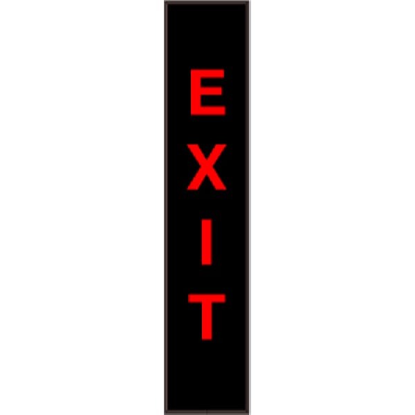 Signal-Tech 39751 PHX347R-190/120-277VAC EXIT Outdoor Blank-out LED Backlit Sign