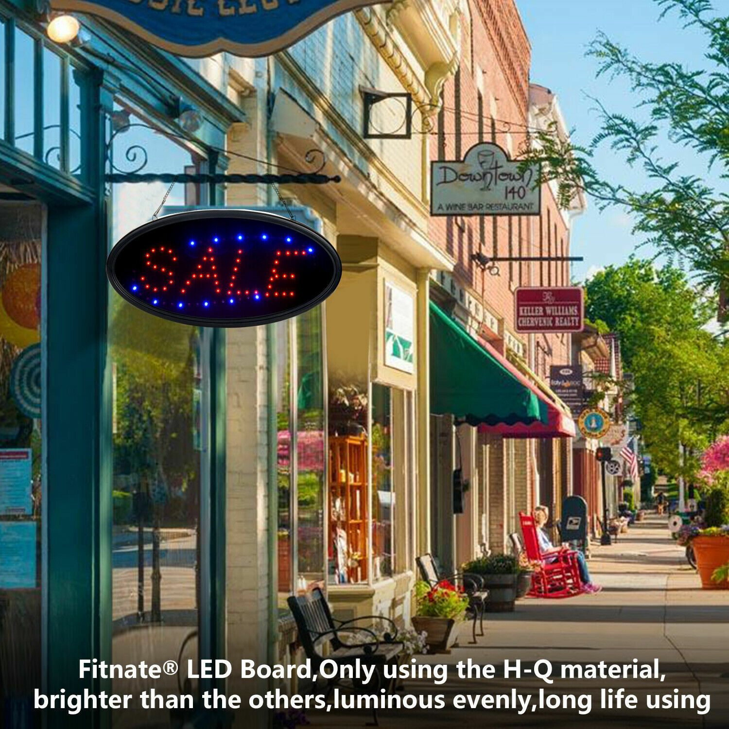 Ultra Bright Neon LED Open Light Flash Business Ad Sign Board Animated Motion