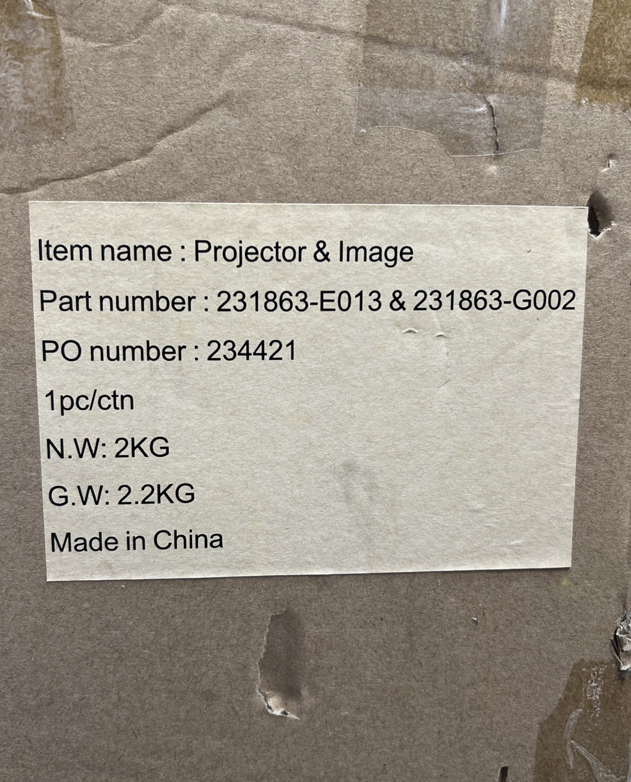 LED Projector IP65 Indoor or Outdoor Custom Logo for Advertising Signs