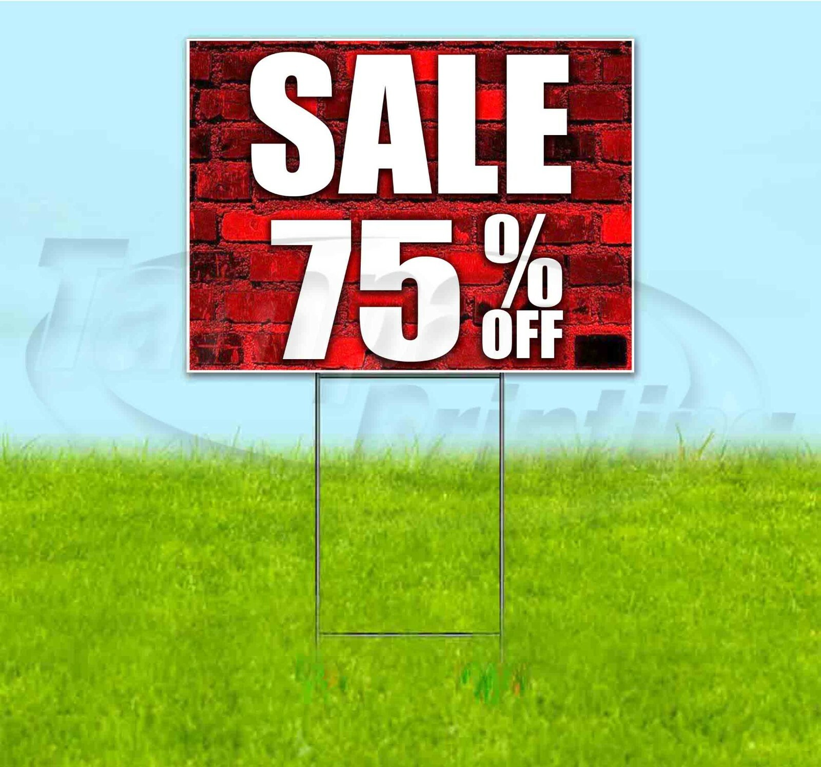 SALE 75% OFF 18×24 Yard Sign WITH STAKE Corrugated Bandit USA BUSINESS DEALS