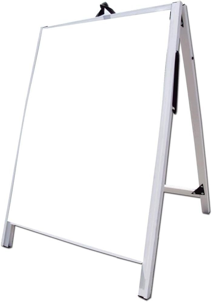 36″ PVC Double Sided A-Frame Sidewalk Sign – Acrylic
