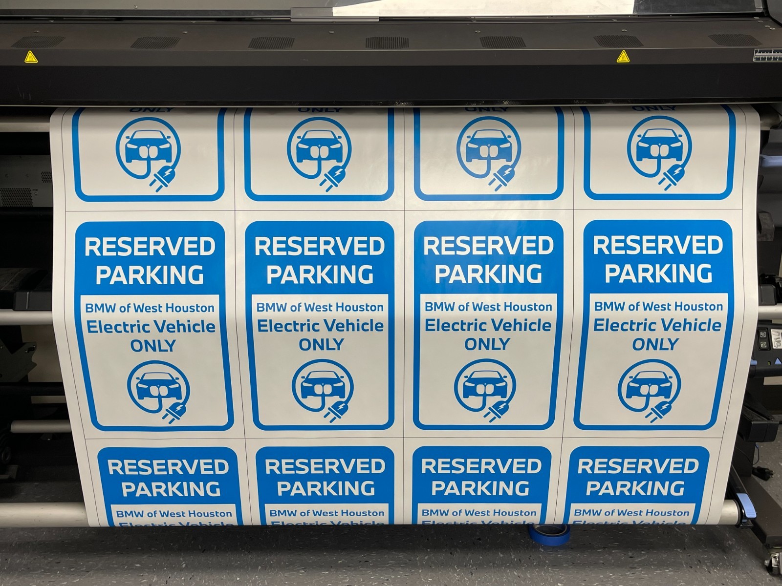 Cash Only Sign Vinyl Aluminium PVC Magnet
