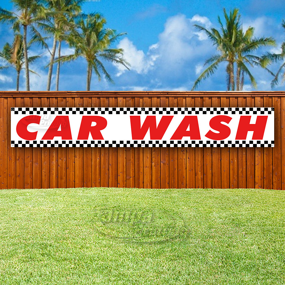 CAR WASH Advertising Vinyl Banner Flag Sign LARGE HUGE XXL SIZES