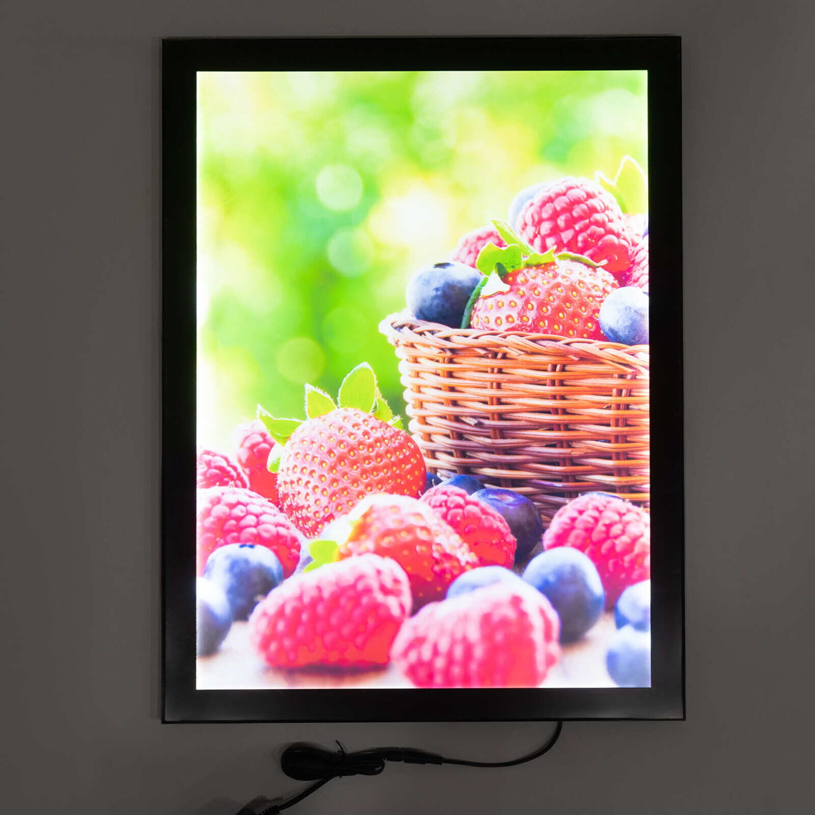 Movie Poster Frame LED Light Box Art Picture Advertising Display Sign Frame 12W
