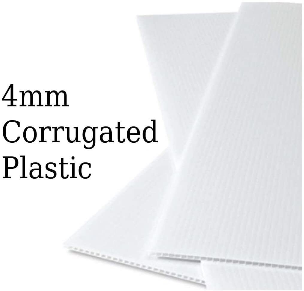 Liquidation Sale | 2 Pack | Sidewalk Yard Sign with Metal Stakes | 24″w x 18″h