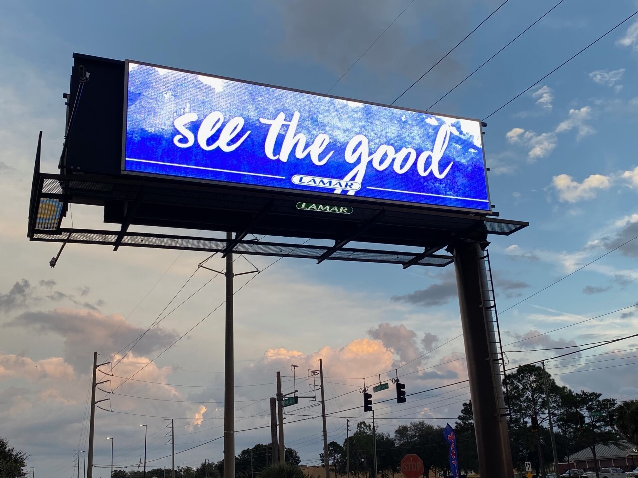 10mm US Made LED Scrolling Sign – Full Color, Programmable, 6.5″H x 63″W