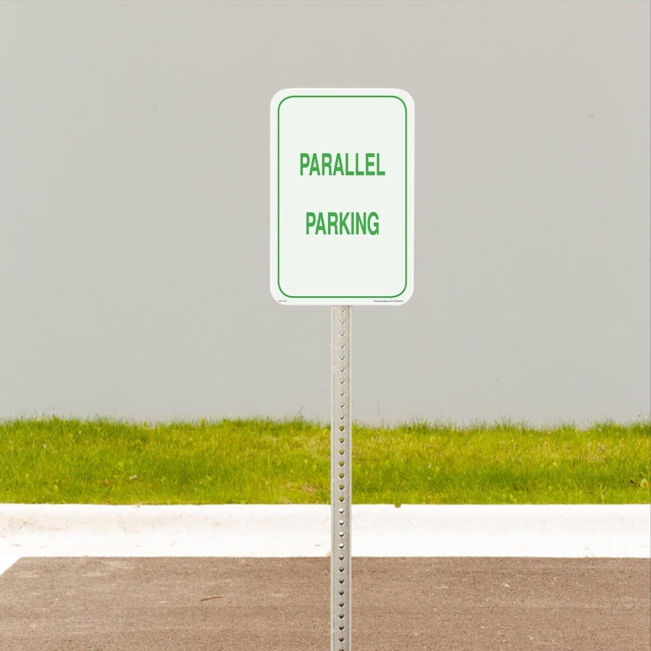 Parallel Parking | Single-sided Parking Sign | 12″W x 18″H