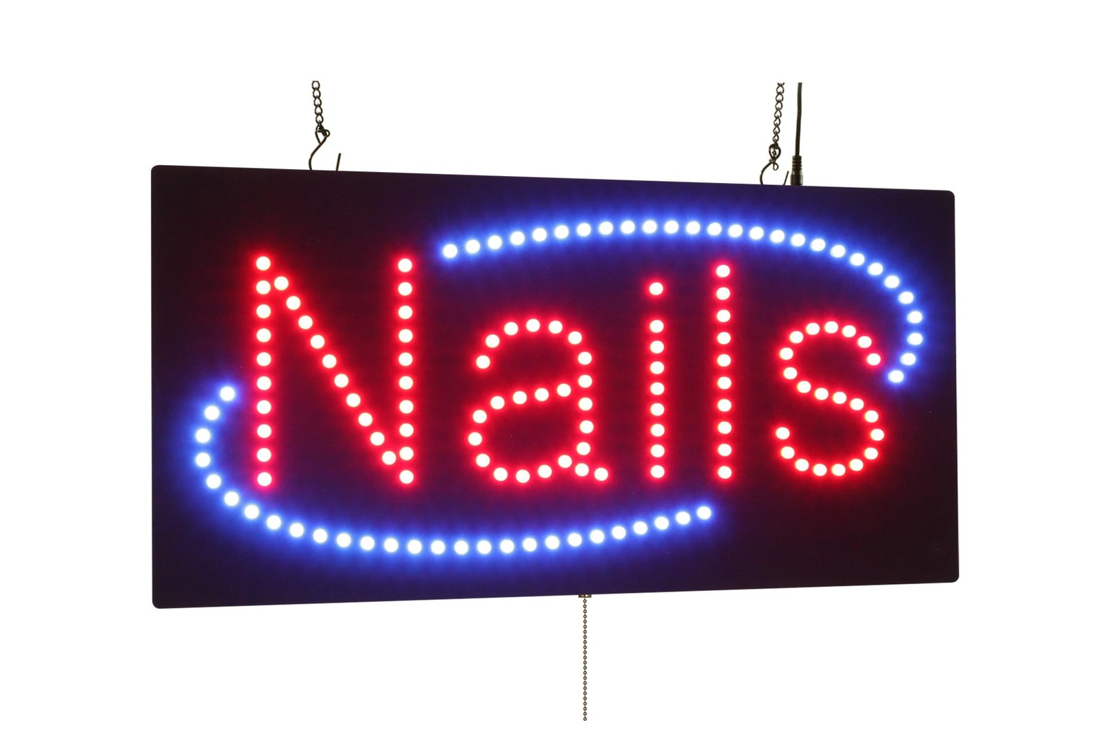 Nails Sign, 24″x12″, 60x30cm, , LED, Neon, Florescent, Signage, Signboard, Di…