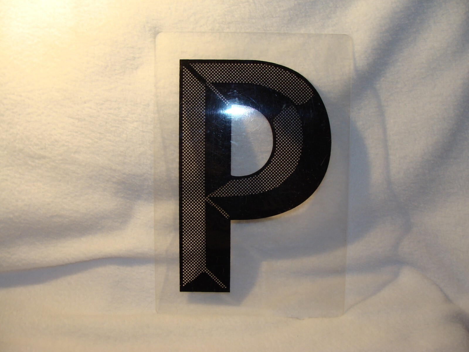 E-Z Change 8″ Marquee Sign Letter 3-D Style Letter “P” Used