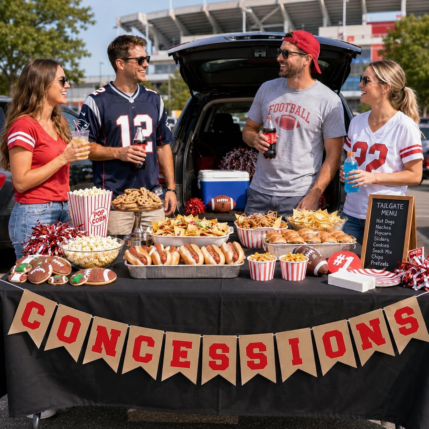 Baseball Party Banner Concession Stand Sign Sports Party Decorations