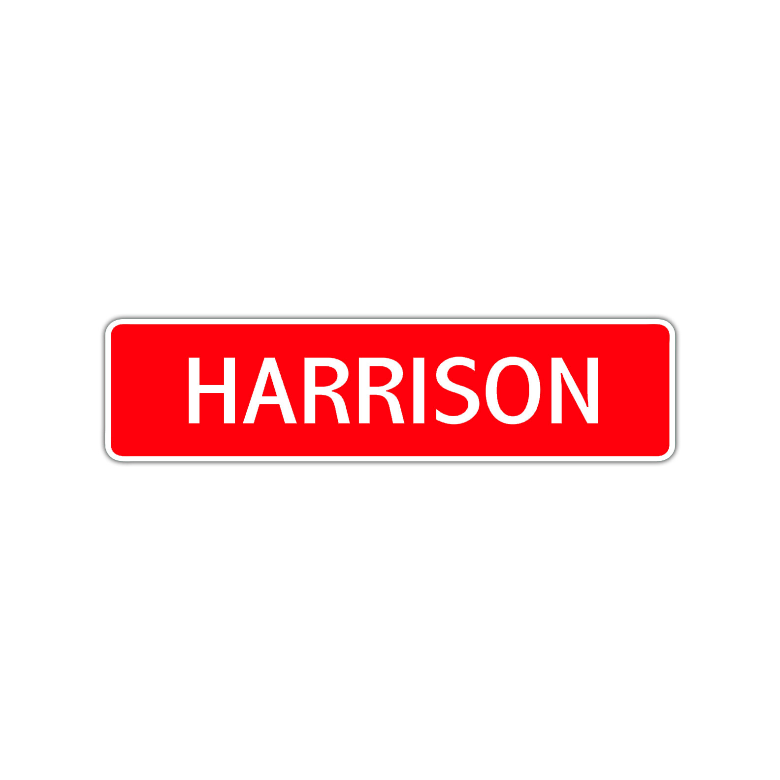 Harrison Street Sign Room Home Decor Children’s Name Gift Aluminum Metal Plate