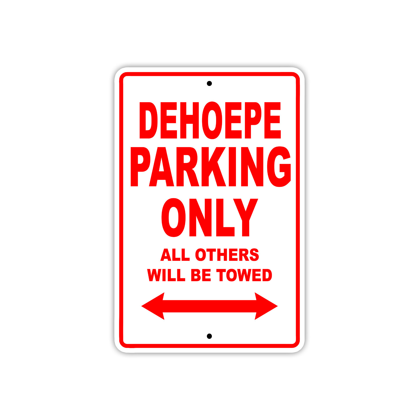 Dehoepe Parking Only Boat Ship Wall Art Notice Decor Novelty Aluminum Metal Sign