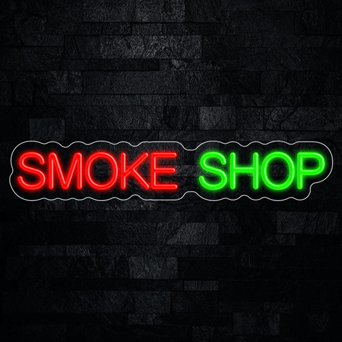 Smoke Shop LED Neon Sign 27″L x 5″H #32730