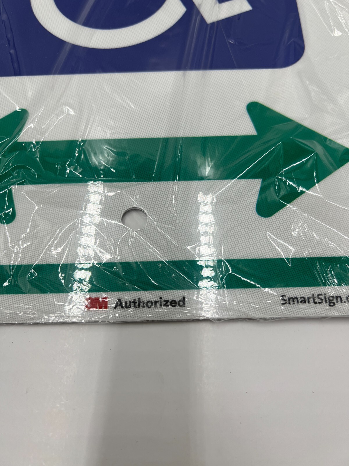SmartSign “Reserved Parking” Handicap Parking Sign Bi-Directional Arrow 12 x 18