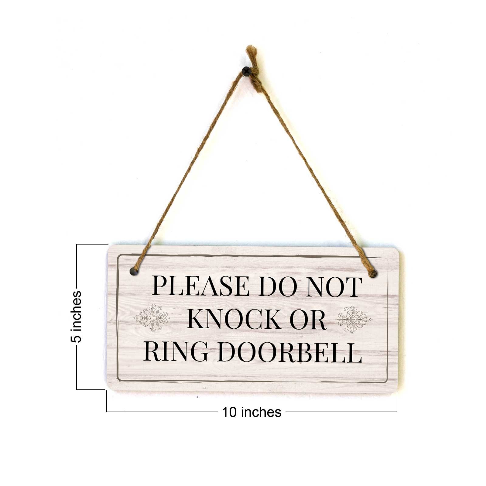 Instructions & Reminders | Rustic Light Wood 5 x 10″ Hanging Signs