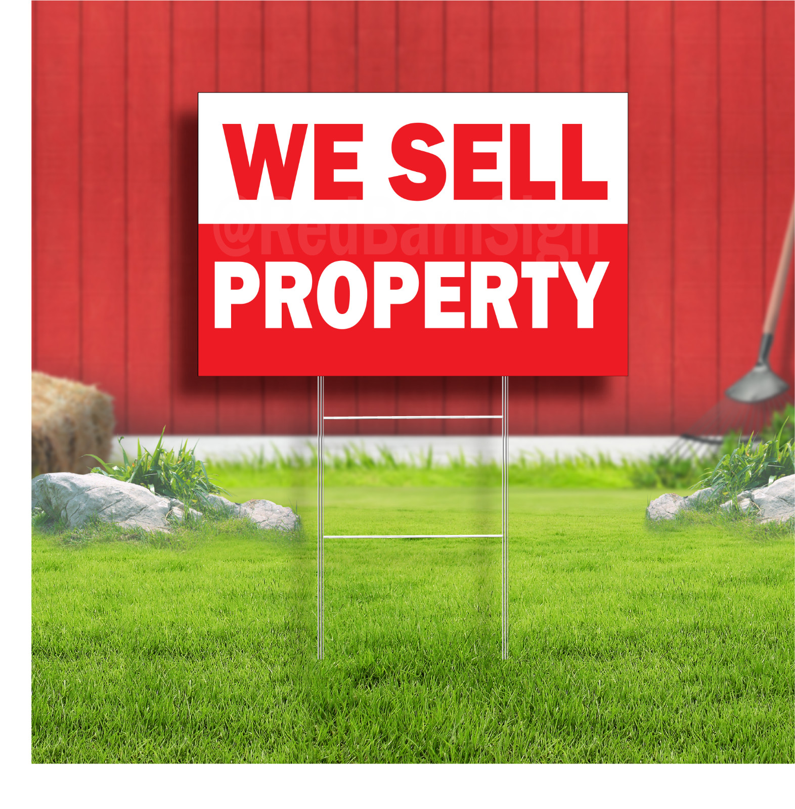 We Sell Property Coroplast Sign Plastic Indoor Outdoor Yard Sign