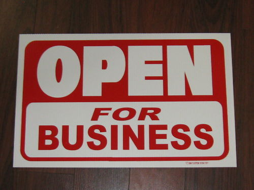 General Business Sign: Open For Business