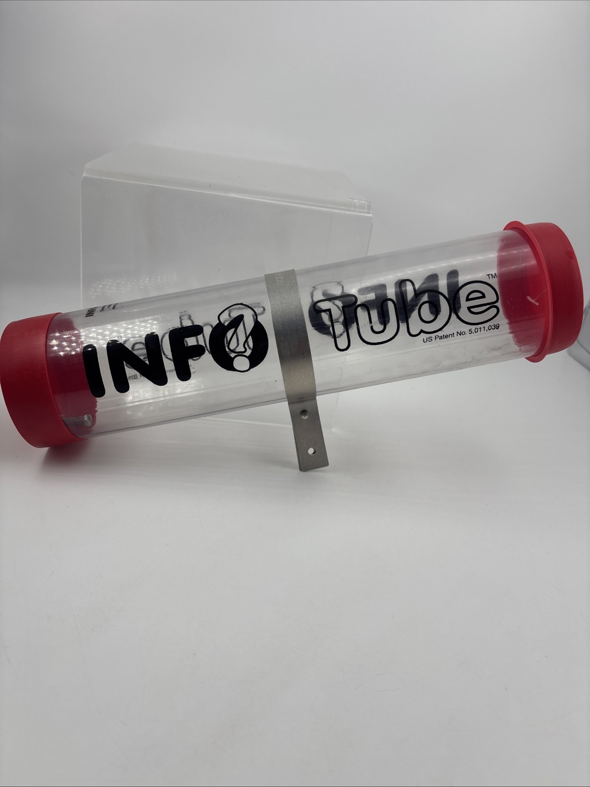 INFOTUBE Outdoor Brochure Plastic Flyer Holder Durable Real Estate INFO Tube