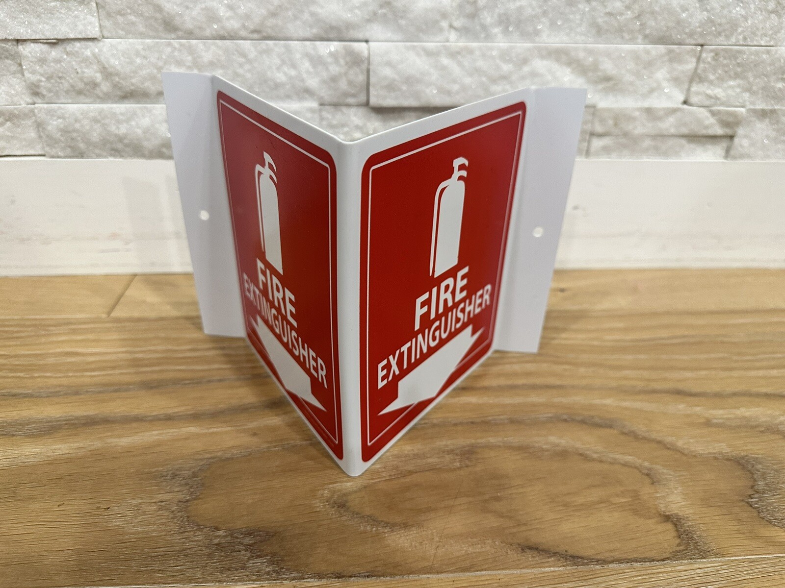 Accuform PSP618 Plastic Projection Sign 3D “Fire Extinguisher” 6″ x 8-1/2″