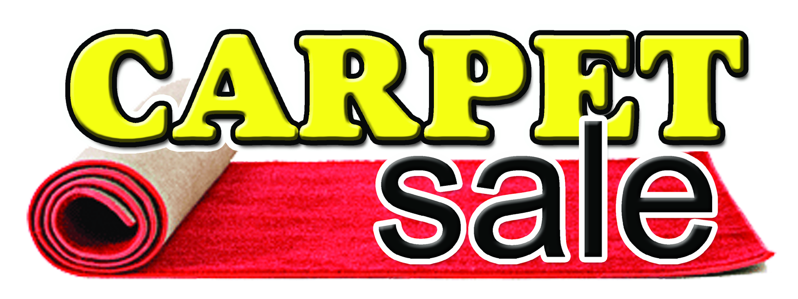 CARPET SALE DECAL sticker store carpeting area rugs rug wall to wall floor