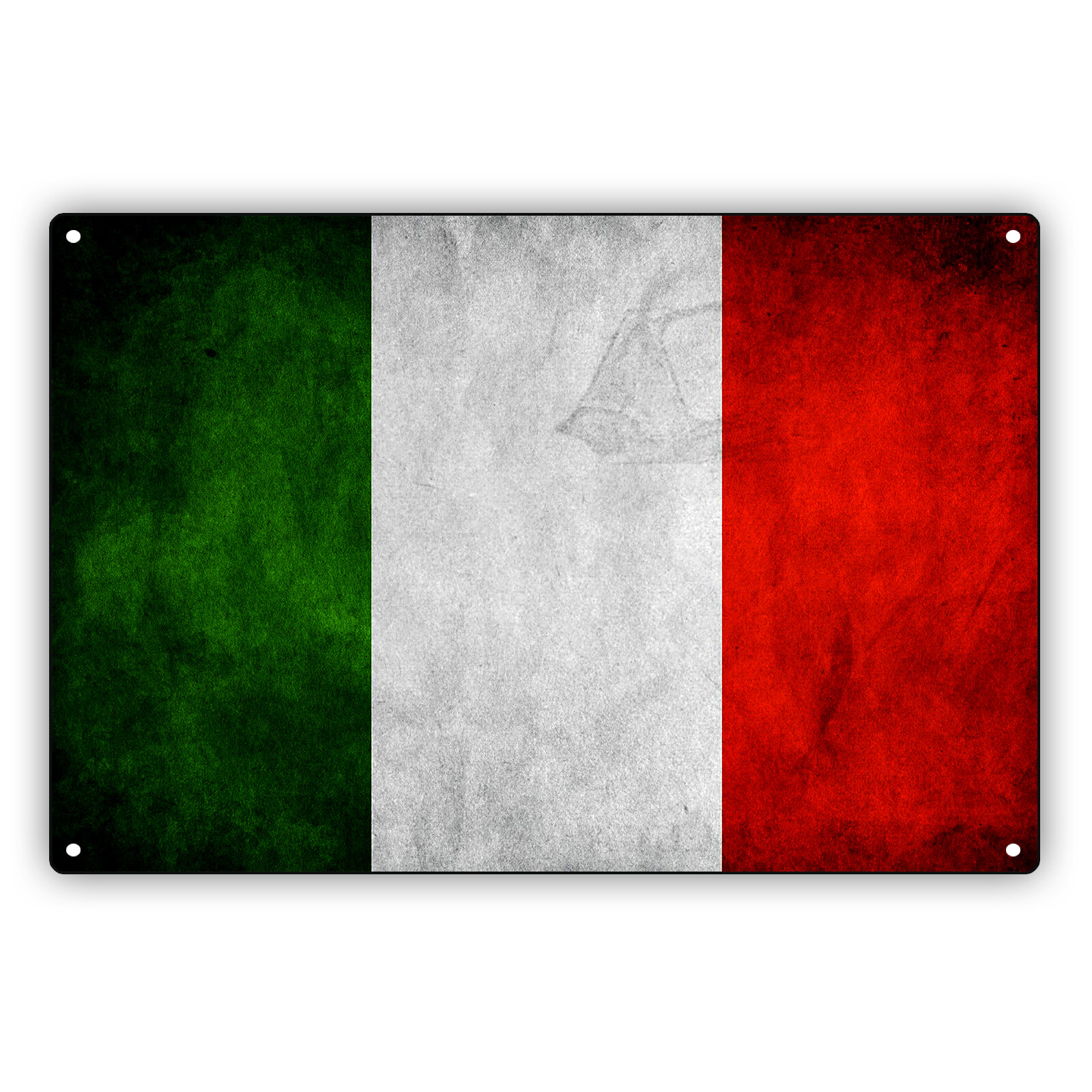Italy Country Flag Vintage Sign Italian Gift Italy Flag Image Aluminum Tin Sign