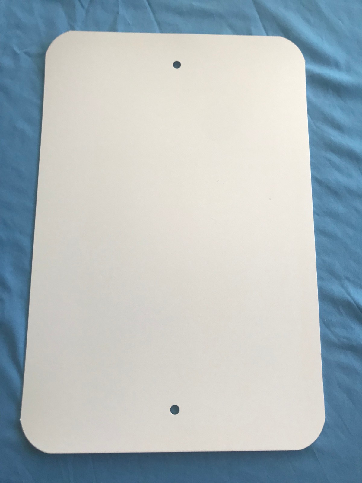 18”x12” White Plastic w/ Green Lettering “No Parking Driver Training Cars” Sign